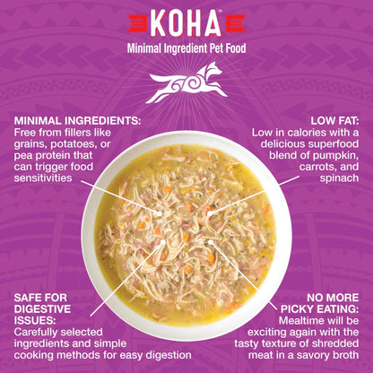Koha Dog Grain Free Shredded Chicken and Beef
