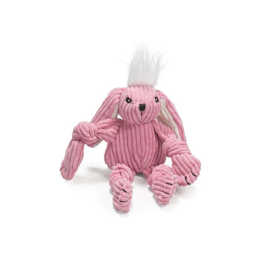 Hugglehounds Dog Knottie Bunny Durable Plush Chew Toy for Dogs