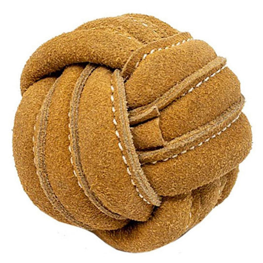Hugglehounds Dog Hugglehide Ball Durable Plush Squeaky Toy for Dogs of All Sizes