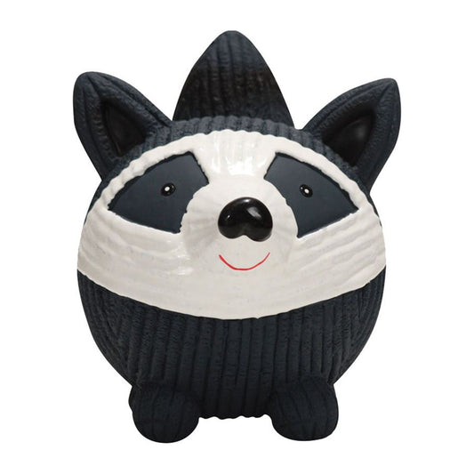 Hugglehounds Dog Reggie Raccoon Ruff-Tex Ball Large