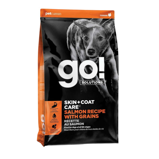 Go! Dog Skin & Coat Care Salmon With Grain Premium Dog Food for Healthy Coat and Skin