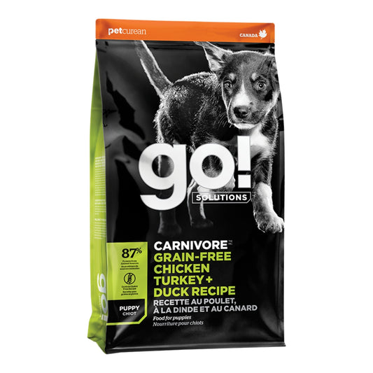 Go! Dog Carnivore Grain Free Puppy Chicken, Turkey & Duck Dog Food