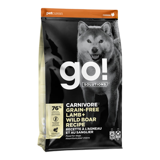 Go! Dog Carnivore Grain Free Lamb & Boar Dry Dog Food