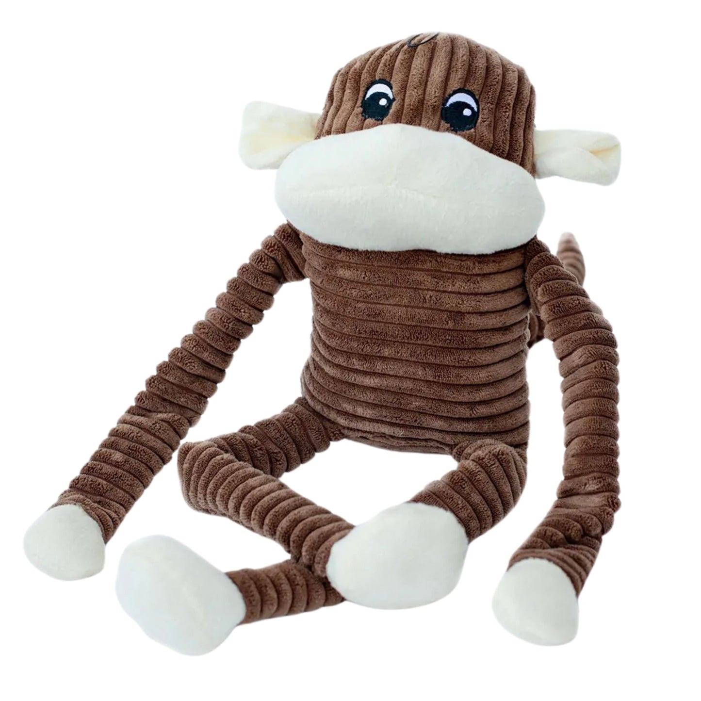 Zippypaws Spencer The Crinkle Monkey Dog Toy Large XL Durable Plush for Pets