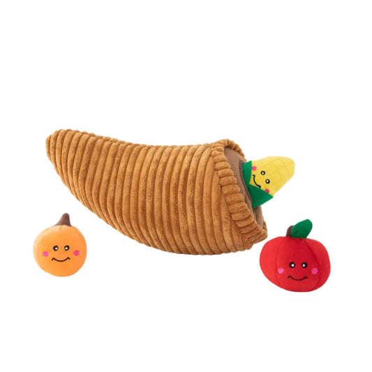Zippypaws Fall Harvest Zippy Burrow Cornucopia Large