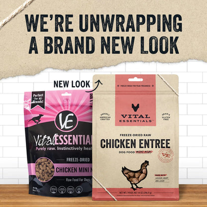 Vital Essentials Dog Freeze-Dried Mini Nibs Chicken