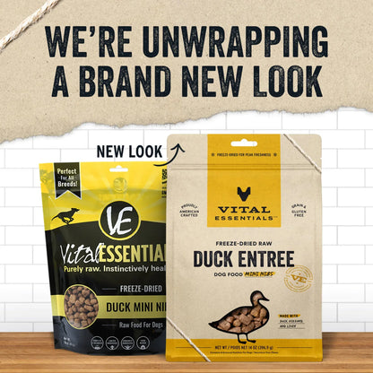 Vital Essentials Dog Freeze-Dried Mini Nibs Duck