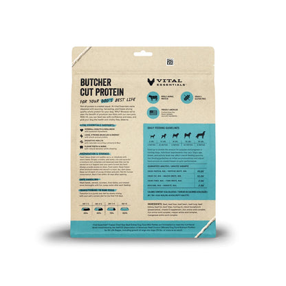 Vital Essentials Dog Freeze-Dried Mini Patties Beef 14oz.