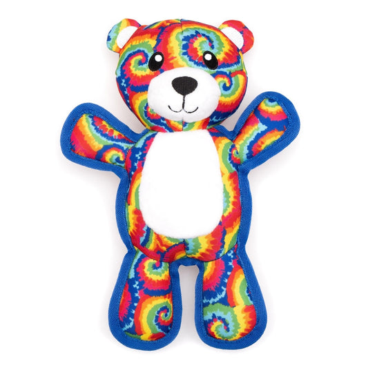 Worthy Dog Kaleidoscope Bear Plush Toy Collection with Unique Pattern Designs