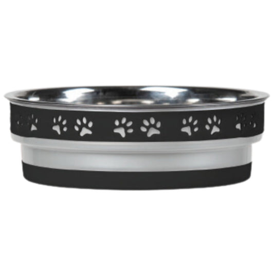 Loving Pets Corsa Pet Bowl Stealth Black, Durable and Stylish Feeding Solution for Pets