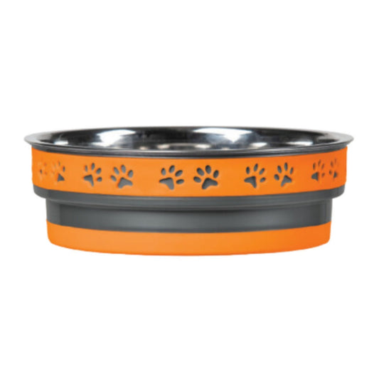 Loving Pets Corsa Pet Bowl Inferno Orange, Single Piece, Multiple Sizes Available