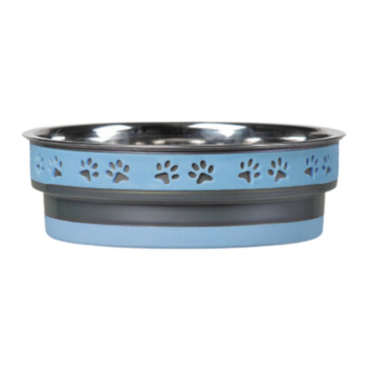 Loving Pets Corsa Pet Bowl Rapid Blue Durable and Stylish Feeding Bowl for Pets