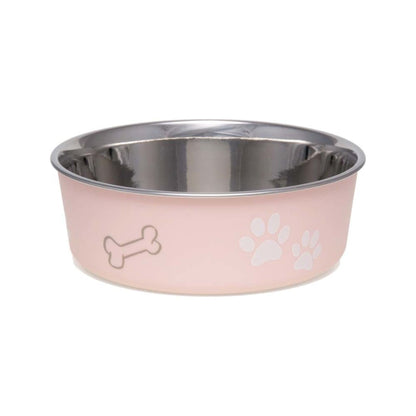 Loving Pets Classic Dog Bowl Paparazzi Pink Durable and Stylish Pet Feeding Bowl