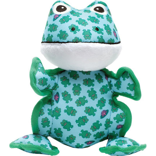 Worthy Dog Frog Plush Toy for Play and Comfort in Various Sizes