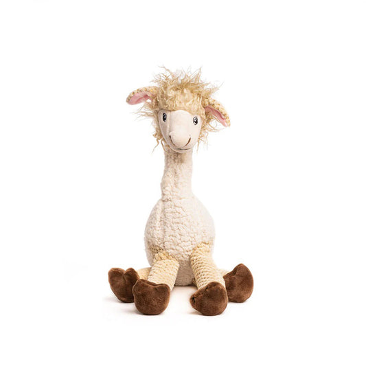 Fabdog Dog Floppy Llama Plush Toy for Dogs – Soft and Fun Chew Companion