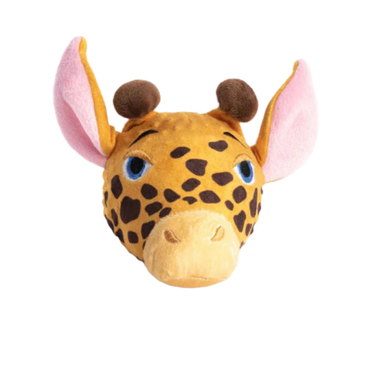 Fabdog Faball Giraffe Plush Dog Toy for Interactive Play and Chewing Fun
