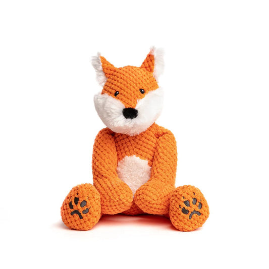 Fabdog Dog Floppy Fox Plush Toy for Dogs – Soft, Durable, and Fun Chew Toy