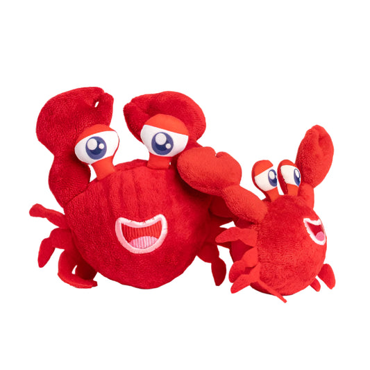 Fabdog Dog Faball Crab Durable Chew Toy for Dogs in Various Sizes