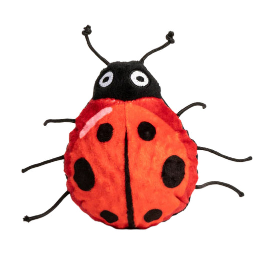 Fabdog Dog Faball Ladybug Durable Chew Toy for Small to Large Dogs