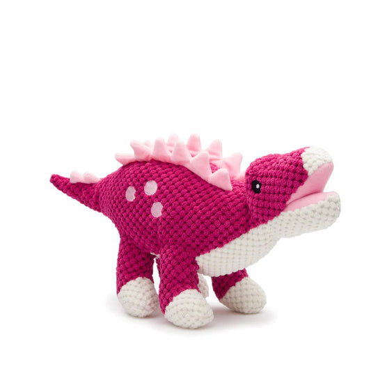 Fabdog Dog Floppy Stegosaurus Dinosaur Plush Toy for Dogs