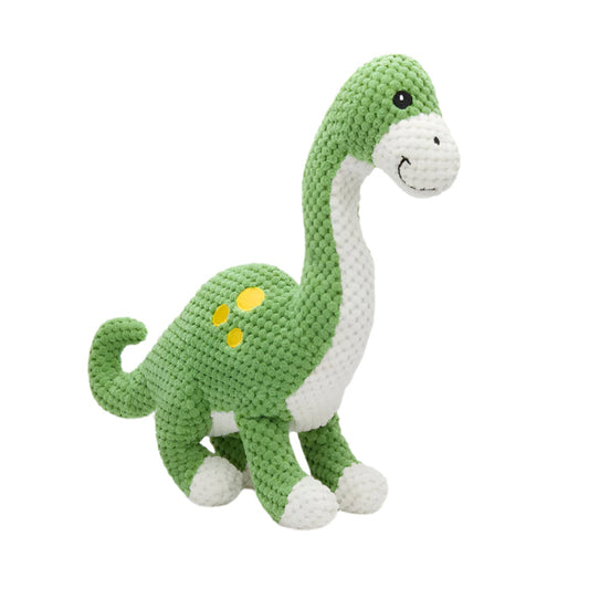 Fabdog Dog Floppy Brontosaurus Dinosaur Plush Toy for Dogs