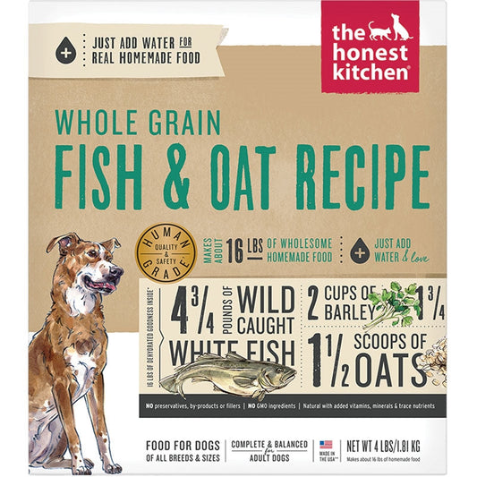 Honest Kitchen Dog Whole Grain Fish Oat