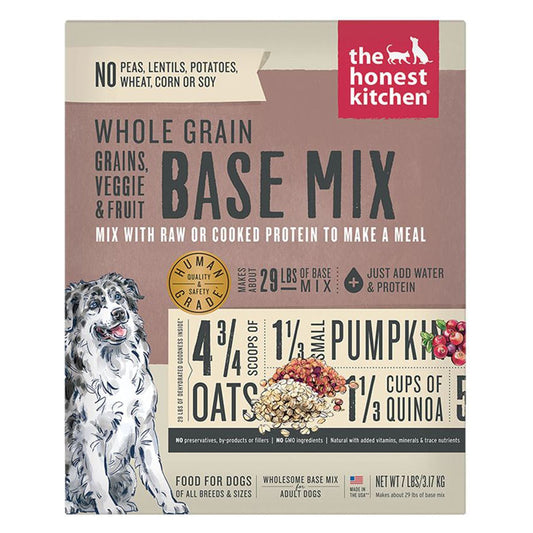 Honest Kitchen Dog Whole Grain Veggie And Fruit Dehydrated Base Mix Box