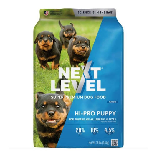 Next Level Hi-Pro Puppy Dry Dog Food High-Protein Formula for Growing Puppies