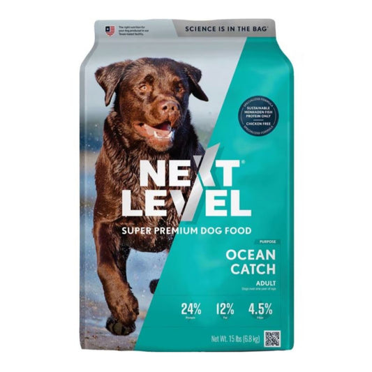 Next Level Ocean Catch Adult Dry Dog Food Premium Nutrition for Healthy Dogs