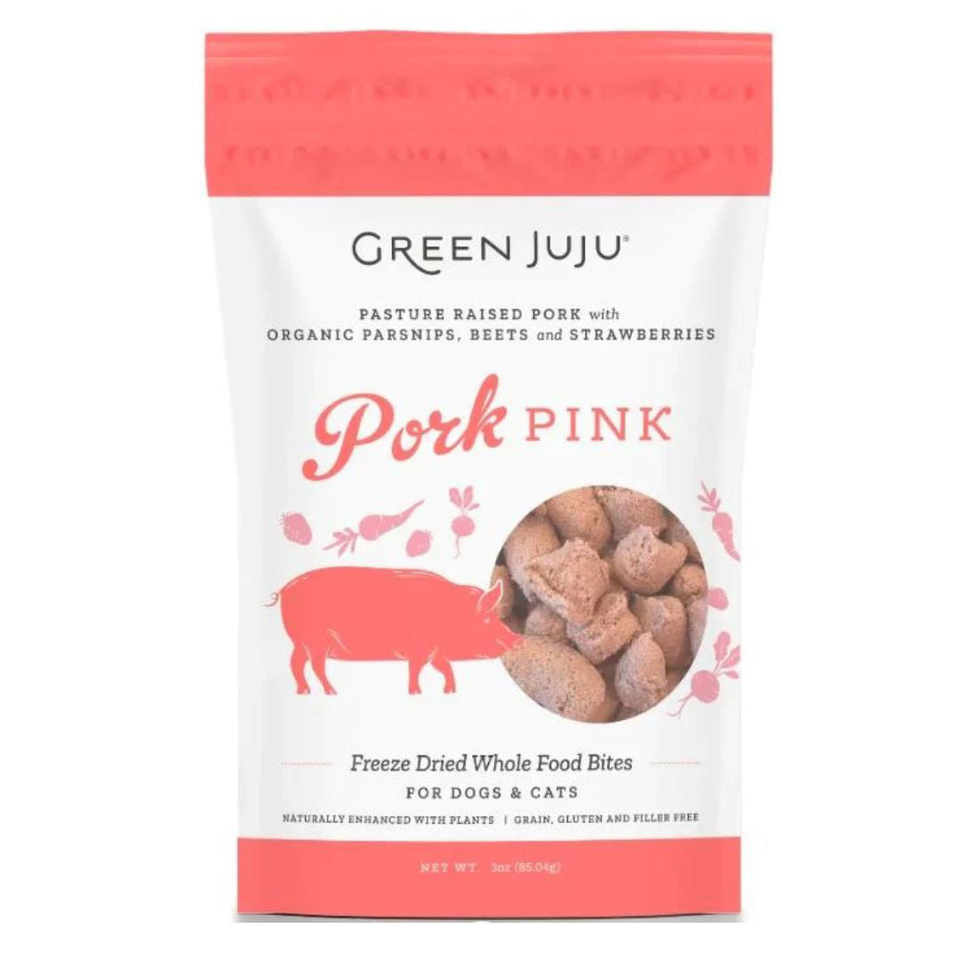Green Juju Dog Freeze Dried Topper Pork