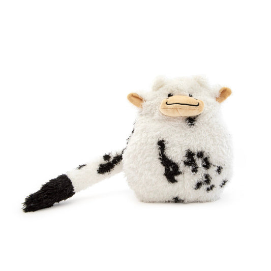 GURU Hide-A-Tail Plush Puzzle Dog Toy Cow, Interactive Chew and Hide Treat Toy for Dogs