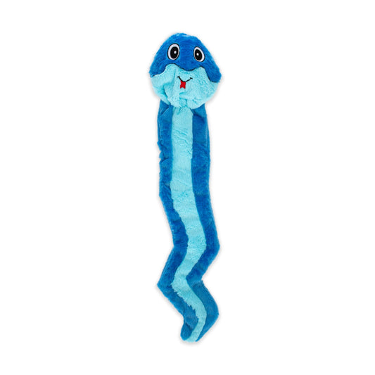 GURU Hide-A-Tail Snake Plush Puzzle Dog Toy, Interactive Chew and Tug Play for Dogs
