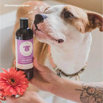 Kin+Kid Coat Oatmeal Fig+Cedar 12oz. Kin Organics Shampoo