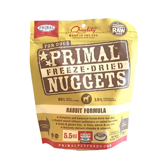 Primal Pet Foods Freeze Dried Food For Dogs Rabbit