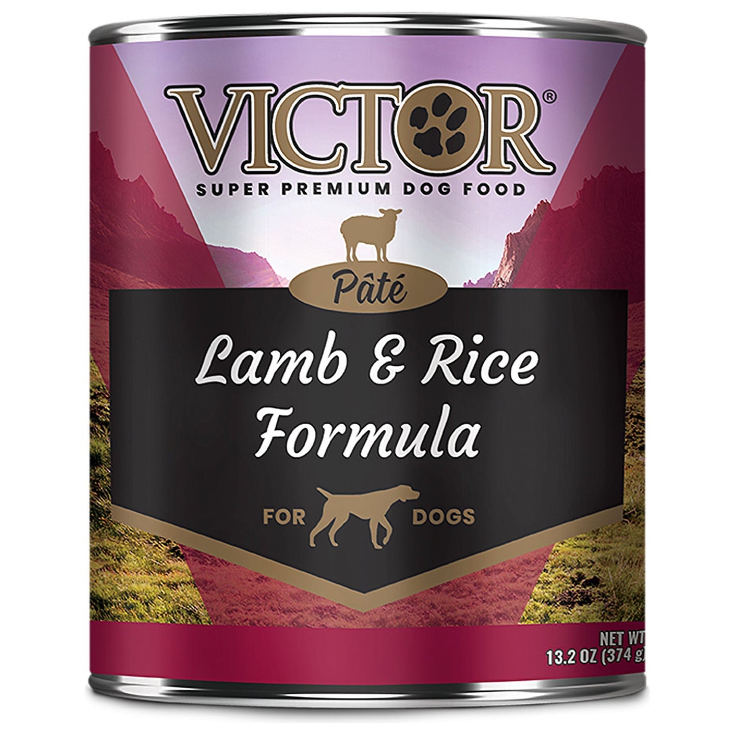 Victor Super Premium Dog Food Wet Dog Food Lamb & Rice Pate 13.2oz