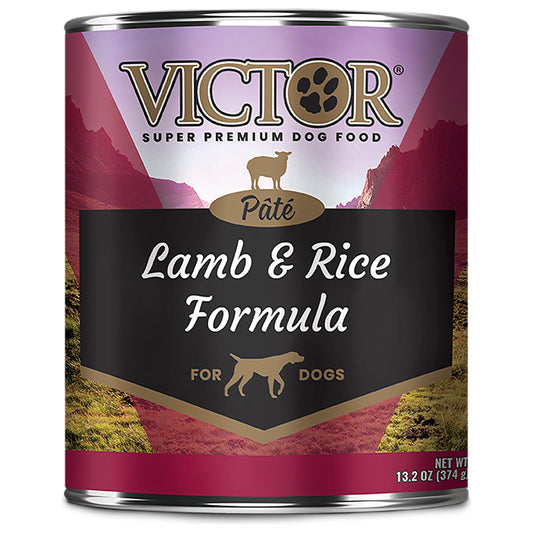 Victor Super Premium Dog Food Wet Dog Food Lamb & Rice Pate 13.2oz