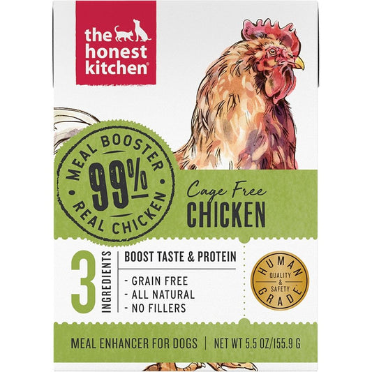 The Honest Kitchen Dog 99% Turkey Meal Booster Wet Dog Food 5.5oz. Carton (Case of 12)