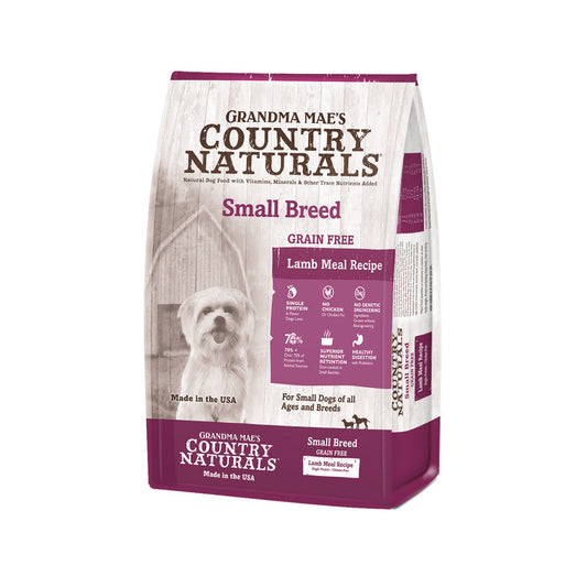 Grandma Mae's Country Naturals Grain Free L.I.D. Small Breed Dry Dog Food Lamb