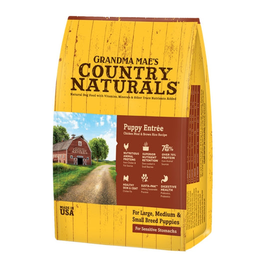 Grandma Mae's Country Naturals Premium All Natural Puppy Dry Dog Food Chicken