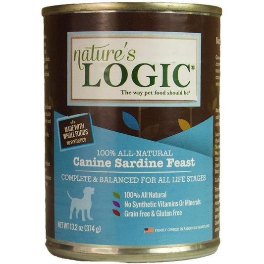 Natures Logic Dog Sardine 13.2oz. (Case of 12)