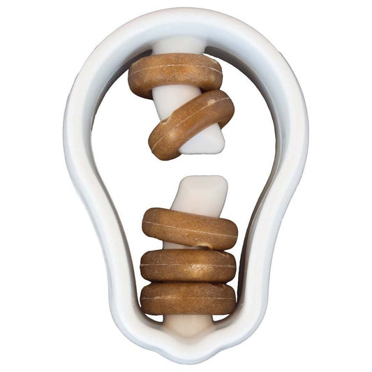 Starmark Treat Ringer Dog Toy Lightbulb White 1ea/One Size