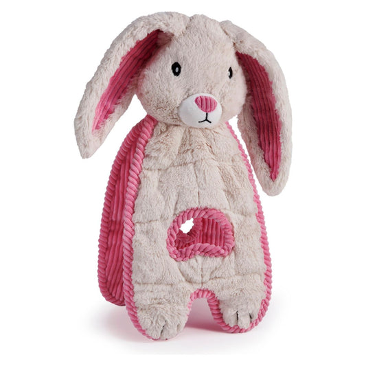 Charming Pet Products Cuddle Tug Blushing Bunny Dog Toy 1ea