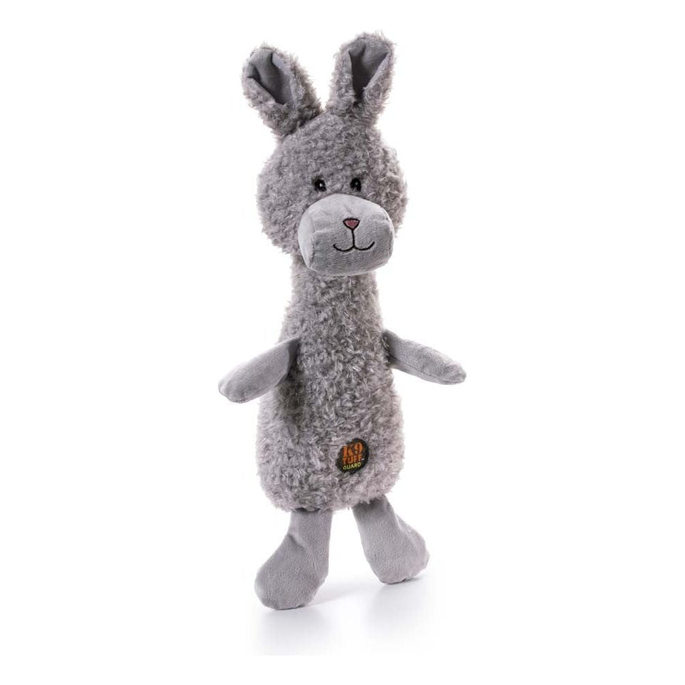 Charming Pet Products Scruffles Bunny Plush Dog Toy Gray 1ea/SM
