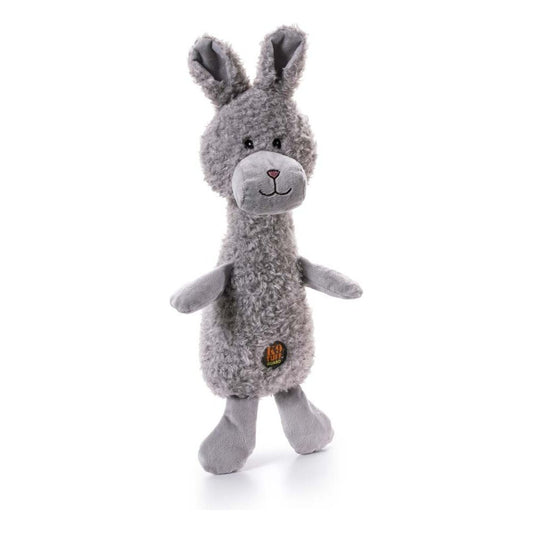 Charming Pet Products Scruffles Bunny Plush Dog Toy Gray 1ea/SM