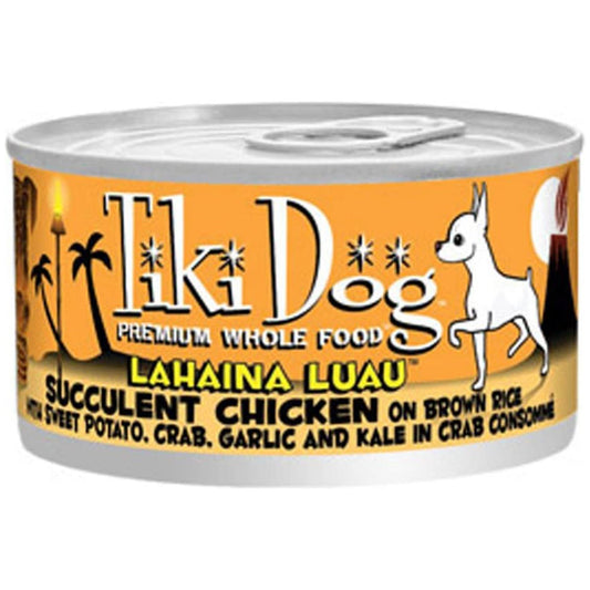 Tiki Pets Dog Lahaina Chicken And Crab 2.8oz. (Case of 12)