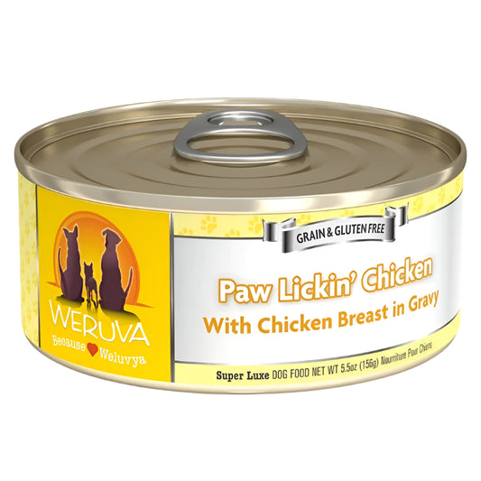 Weruva Dog Paw Lickin Chicken With Chicken Breast In Gravy