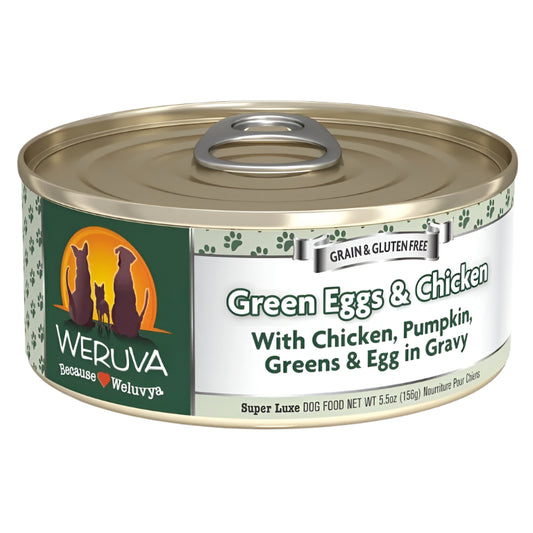 Weruva Dog Green Eggs and Chicken with Chicken, Pumpkin, Greens and Egg in Gravy