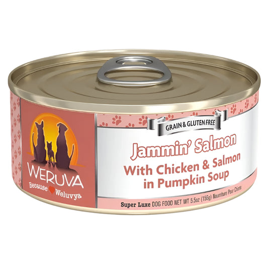 Weruva Dog Jammin Salmon With Chicken And Salmon In Pumpkin Soup