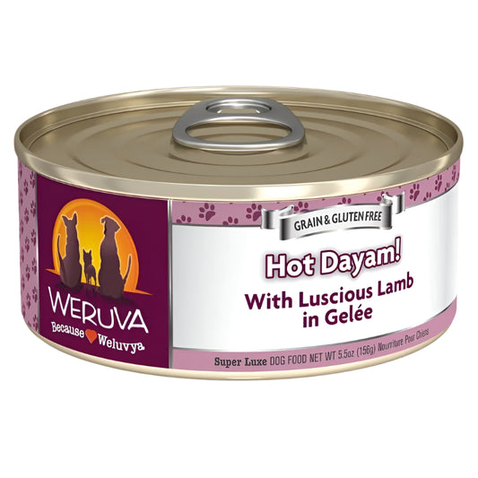 Weruva Dog Hot Dayam! with Luscious Lamb in Gele
