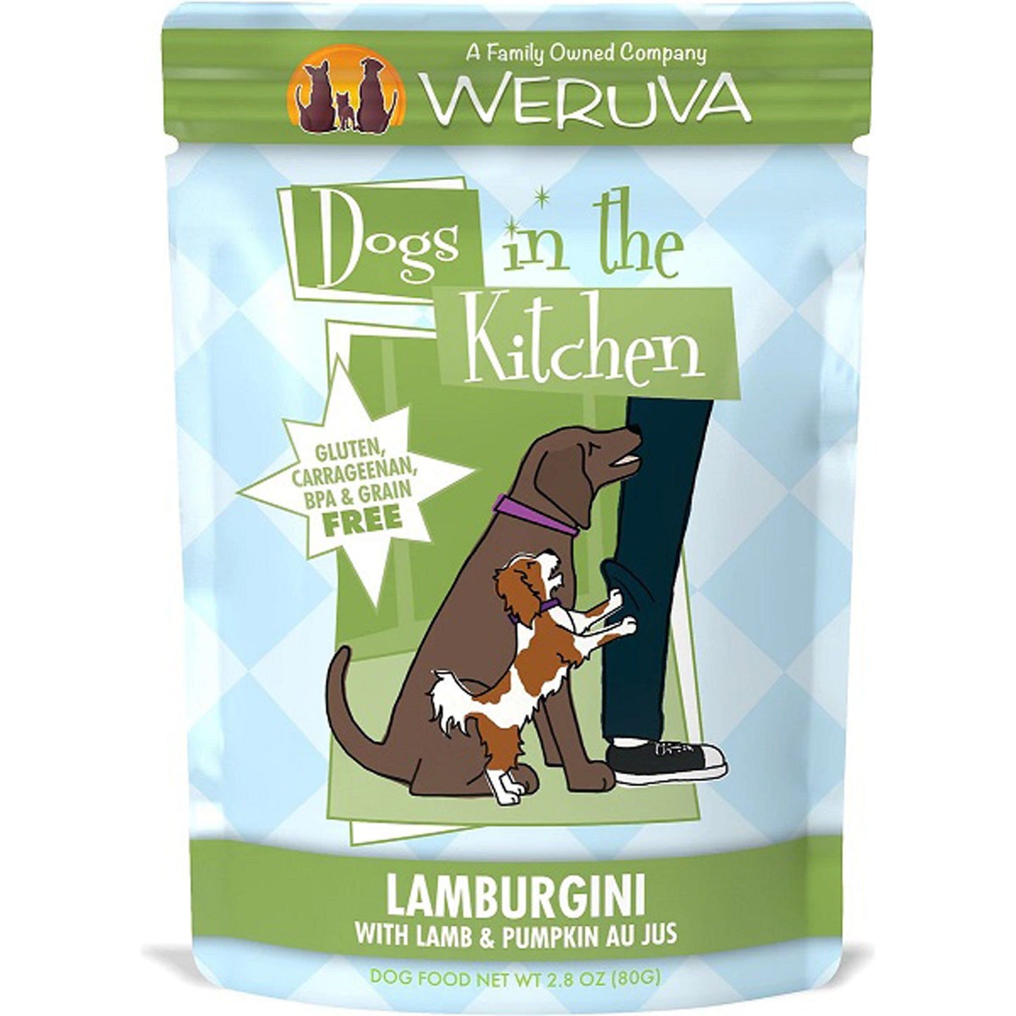 Dogs In The Kitchen Dog Lamburgini With Lamb & Pumpkin Au Jus 2.8oz. Pouch (Case of 12)